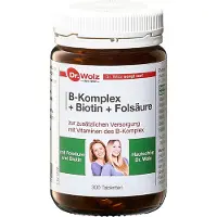 Dr. Wolz B-KOMPLEX+Biotin+Folsäure Tabletten 300 St
