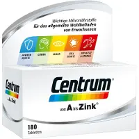 Centrum A-Zink Tabletten 180 St