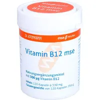 MSE Pharmazeutika GmbH Dr. Enzmann Vitamin B12 mse Kapseln, 120 St. Kapseln