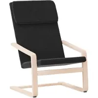 vidaXL Relaxsessel Schwarz Stoff