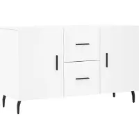 vidaXL Sideboard Weiß 100x36x60 cm Holzwerkstoff