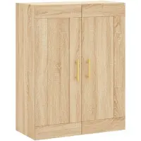 vidaXL Wandschrank Sonoma-Eiche 69,5x34x90 cm Holzwerkstoff
