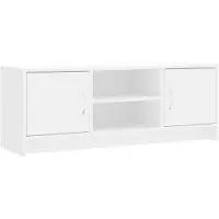 vidaXL TV-Schrank Weiß 102x30x37,5 cm Holzwerkstoff