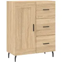 vidaXL Sideboard Sonoma-Eiche 69,5x34x90 cm Holzwerkstoff