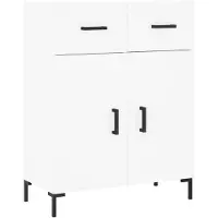 vidaXL Sideboard Weiß 69,5x34x90 cm Holzwerkstoff