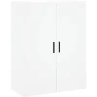 vidaXL Wandschrank Weiß 69,5x34x90 cm