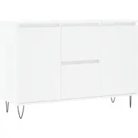 vidaXL Sideboard Weiß 101,5x35x70 cm Holzwerkstoff