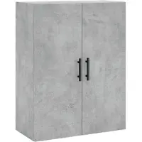vidaXL Wandschrank Betongrau 69,5x34x90 cm