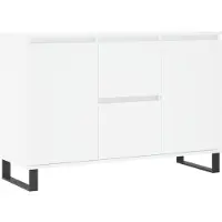 vidaXL Sideboard Weiß 101,5x35x70 cm Holzwerkstoff