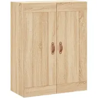 vidaXL Wandschrank Sonoma-Eiche 69,5x34x90 cm Holzwerkstoff