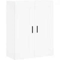 vidaXL Wandschrank Weiß 69,5x34x90 cm Holzwerkstoff