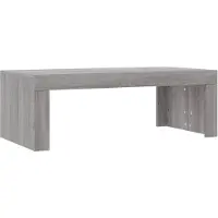 vidaXL Couchtisch Grau Sonoma 102x50x36 cm Holzwerkstoff