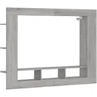 vidaXL TV-Schrank Grau Sonoma 152x22x113 cm Holzwerkstoff