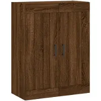 vidaXL Wandschrank Braun Eichen-Optik 69,5x34x90 cm Holzwerkstoff