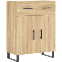 vidaXL Sideboard Sonoma-Eiche 69,5x34x90 cm Holzwerkstoff