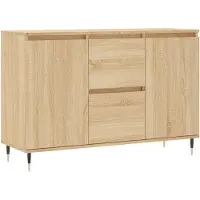 vidaXL Sideboard Sonoma-Eiche 101,5x35x70 cm Holzwerkstoff