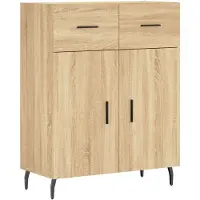 vidaXL Sideboard Sonoma-Eiche 69,5x34x90 cm Holzwerkstoff