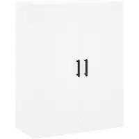 vidaXL Wandschrank Weiß 69,5x34x90 cm