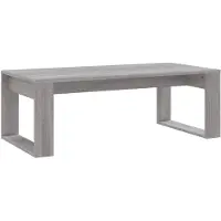 vidaXL Couchtisch Grau Sonoma 102x50x35 cm Holzwerkstoff