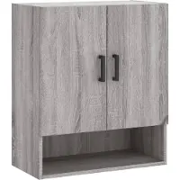 vidaXL Wandschrank Grau Sonoma 60x31x70 cm Holzwerkstoff