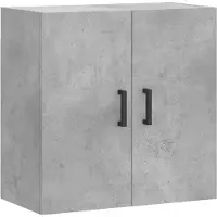 vidaXL Wandschrank Betongrau 60x31x60 cm Holzwerkstoff