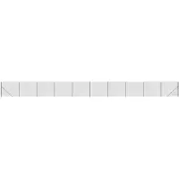vidaXL Maschendrahtzaun mit Bodenflansch Anthrazit 1,6x25 m