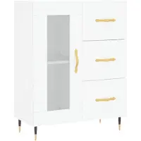 vidaXL Sideboard Weiß 69,5x34x90 cm Holzwerkstoff