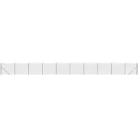 vidaXL Maschendrahtzaun mit Bodenflansch Anthrazit 1,6x25 m