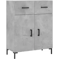 vidaXL Sideboard Betongrau 69,5x34x90 cm Holzwerkstoff