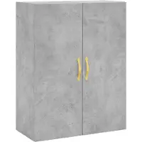 vidaXL Wandschrank Betongrau 69,5x34x90 cm