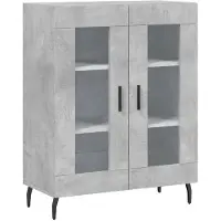 vidaXL Sideboard Betongrau 69,5x34x90 cm Holzwerkstoff