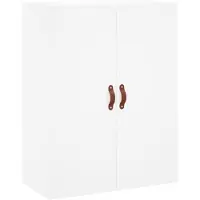 vidaXL Wandschrank Weiß 69,5x34x90 cm