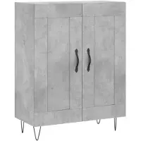 vidaXL Sideboard Betongrau 69,5x34x90 cm Holzwerkstoff