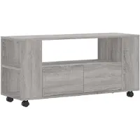vidaXL TV-Schrank Grau Sonoma 102x34,5x43 cm Holzwerkstoff