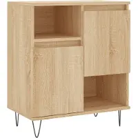 vidaXL Sideboard Sonoma-Eiche 60x35x70 cm Holzwerkstoff