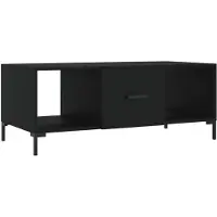 vidaXL Couchtisch Schwarz 102x50x40 cm Holzwerkstoff