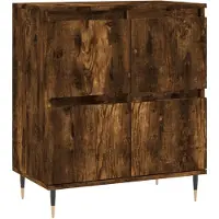 vidaXL Sideboard Räuchereiche 60x35x70 cm Holzwerkstoff