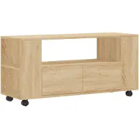 vidaXL TV-Schrank Sonoma-Eiche 102x34,5x43 cm Holzwerkstoff