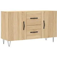 vidaXL Sideboard Sonoma-Eiche 100x36x60 cm Holzwerkstoff
