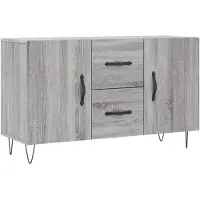 vidaXL Sideboard Grau Sonoma 100x36x60 cm Holzwerkstoff