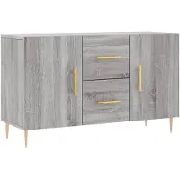 vidaXL Sideboard Grau Sonoma 100x36x60 cm Holzwerkstoff
