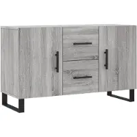 vidaXL Sideboard Grau Sonoma 100x36x60 cm Holzwerkstoff