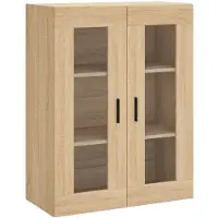 vidaXL Wandschrank Sonoma-Eiche 69,5x34x90 cm