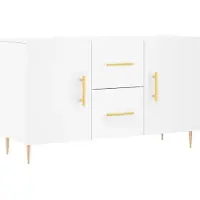 vidaXL Sideboard Weiß 100x36x60 cm Holzwerkstoff