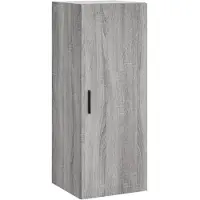 vidaXL Wandschrank Grau Sonoma 34,5x34x90 cm