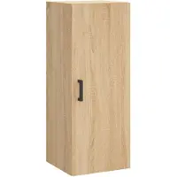 vidaXL Wandschrank Sonoma-Eiche 34,5x34x90 cm