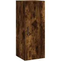vidaXL Wandschrank Räuchereiche 34,5x34x90 cm