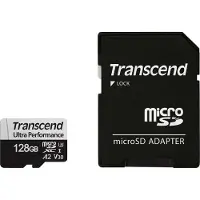 Transcend microSDXC 340S, 128 GB, MicroSDXC, Klasse 10, UHS-I, 160 MB/s, 125 MB/s