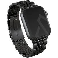 Burga Edelstahlarmband für Apple Watch | 44/45/46/49 mm - Schwarz