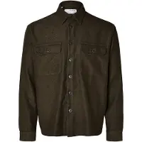 Selected Homme Homme Herren Freizeithemd SLHMASON-TWILL OVERSHIRT Relaxed Fit Blau 16090170 XL